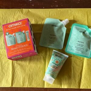 Amika The Kure Strength Repair Trial Set - Mint and Coral